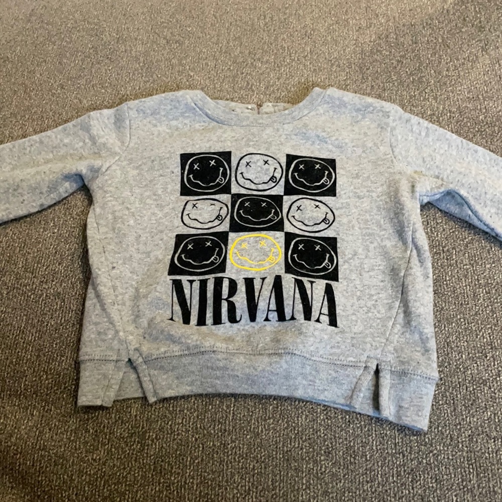 Unisex Nirvana sweatshirt for toddlers